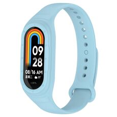 Per cinturino di ricambio in silicone integrato Xiaomi Mi Band 8 (blu)