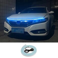 Luce d'atmosfera decorativa a LED super luminosa da 1,2 m per auto diurna (luce blu ghiaccio)