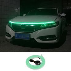Luce d'atmosfera decorativa a LED super luminosa da 1,2 m per auto diurna (luce verde)