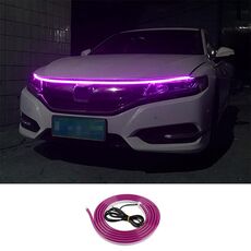 Luce d'atmosfera decorativa a LED super luminosa da 1,2 m per auto diurna (luce viola)