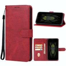 Custodia in pelle per telefono Ulefone Armor 22 (rossa)