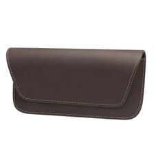 Borsa porta occhiali per auto in pelle Napa Texture 3064 (marrone)