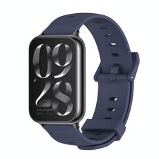 Per Xiaomi Mi Band 8 Pro Mijobs cinturino in silicone con struttura a nido d'ape (blu notte nero)