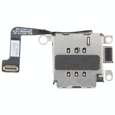 Per iPhone 15 Plus Presa porta doppia scheda SIM con cavo flessibile
