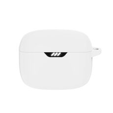 Custodia protettiva in silicone per auricolari Bluetooth JBL Tune Beam (bianca)