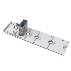 Adattatore per scheda di espansione PCI-E da M.2 NVME a USB 3.0 per scheda grafica (lavagna bianca)