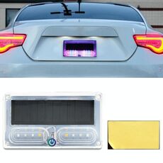 Luce di avvertimento solare per auto Fanale posteriore a LED anti-collisione posteriore (colla biadesiva)
