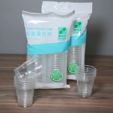 Tazza monouso da 50 pz/pacco da 180 ml Tazza per acqua aeronautica addensata in PP trasparente
