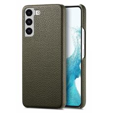 Per Samsung Galaxy S22+ 5G Custodia per cellulare con retro in pelle Litchi Oil Edge (verde)