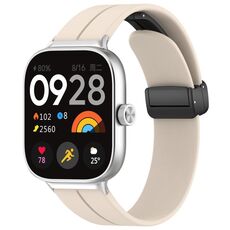 Per cinturino in silicone con fibbia magnetica pieghevole Xiaomi Mi Band 8 Pro (Starlight)