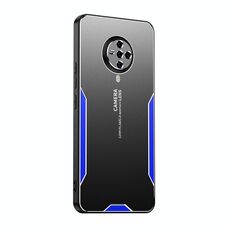 Custodia per telefono in metallo ibrido TPU per vivo S6 Blade Series (blu)