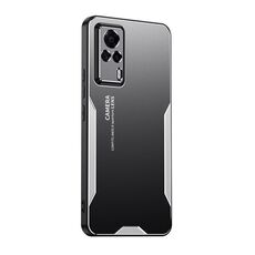 Custodia per telefono in metallo ibrido TPU per vivo S9e Blade Series (argento)