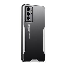 Custodia per telefono in metallo ibrido TPU per vivo S10e Blade Series (argento)