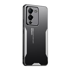 Custodia per telefono in metallo ibrido TPU per vivo S15 Blade Series (argento)
