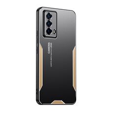 Custodia per telefono in metallo ibrido TPU per vivo iQOOZ5 Blade Series (oro)