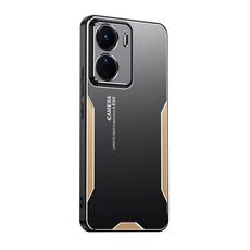 Custodia per telefono in metallo ibrido TPU per vivo Y35 5G Blade Series (oro)