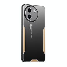 Custodia per telefono in metallo ibrido TPU per vivo Y200i Blade Series (oro)