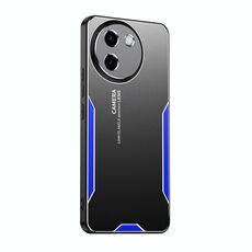 Custodia per telefono in metallo ibrido TPU per vivo Y200i Blade Series (blu)