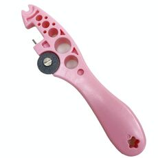 Dispositivo multifunzionale per il taglio di fiale medicinali con fiala apribottiglie (rosa)