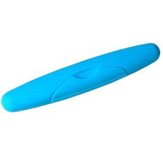 Custodia per spazzolino da denti portatile da viaggio sigillata con coperchio e serratura (blu)
