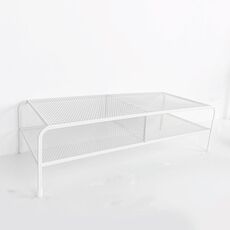 Organizer per rack in ferro battuto con staffa elevata per monitor del computer, specifiche: divisione a doppio strato approfondita