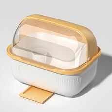 Scolapiatti per stoviglie da cucina antipolvere per uso domestico, spec.: S (giallo)