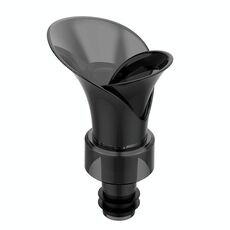 Tappo sottovuoto per vino rosso 2 in 1 Dispositivo per versare il vino che fa riflettere rapidamente (tipo petalo nero)