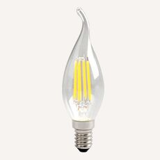 C35 LED a corrente costante senza sfarfallio Evidenzia luci per lampadari retrò, Potenza: coda di cera E14-4W (4000K)