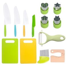 Set di coltelli da cucina per bambini, utensili da cucina per l'educazione della prima infanzia, specifiche: 13 pezzi/set