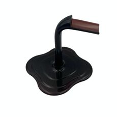 Portabottiglie per vino rovesciato, espositore per vino (nero)