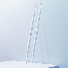 HAOCAI Protezione paraurti bordo porta striscia anticollisione portiera auto da 40 cm, colore: 2 pezzi trasparenti