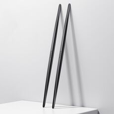 HAOCAI Protezione paraurti bordo porta striscia anticollisione portiera auto da 40 cm, colore: nero 2 pezzi
