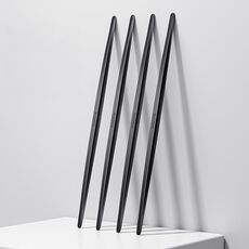 HAOCAI Protezione paraurti per bordo porta striscia anti-collisione per portiera per auto da 40 cm, Colore: nero 4 pezzi