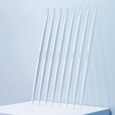 HAOCAI Protezione paraurti bordo porta striscia anticollisione portiera auto da 40 cm, colore: 8 pezzi trasparenti