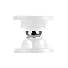 Fermaporta anti-collisione silenzioso, magnetico, senza perforazione, in silicone per uso domestico (bianco)