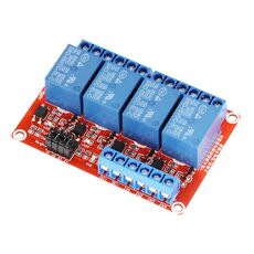 Il modulo relè a 4 vie 5V con isolamento fotoaccoppiatore supporta la scheda di espansione trigger di livello alto e basso