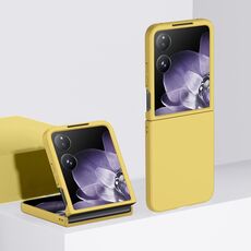 Per Xiaomi Mix Flip Skin Feel PC Phone Case (giallo limone)