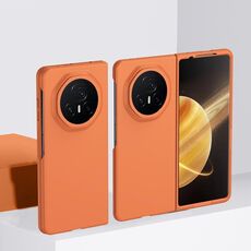 Custodia per PC ultrasottile con sensazione di pelle ultrasottile per Honor Magic V3 (arancione)