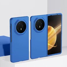 Custodia per telefono in PC ultra sottile con effetto pelle per Honor Magic V3 (Klein Blue)