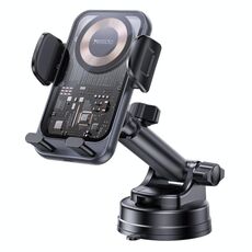 Supporto di ricarica wireless per auto con ventosa Yesido C307 da 15 W (nero)