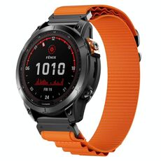 Cinturino per orologio in nylon con passante da 26 mm (arancione)