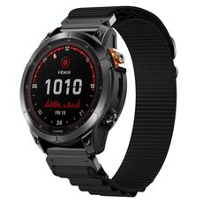 Cinturino per orologio in nylon con passante da 26 mm (nero)