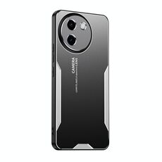 Custodia per telefono in metallo ibrido TPU per vivo V30e Blade Series (argento)
