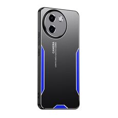 Custodia per telefono in metallo ibrido TPU per vivo V30e Blade Series (blu)