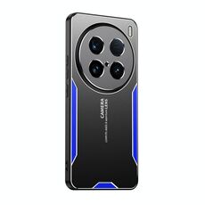 Per vivo X100 Ultra Blade Series TPU Hybrid Metal Phone Case (Blu)