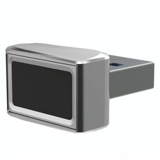 Lettore di impronte digitali USB Modulo dongle Windows Hello per sistemi Windows 10 e versioni successive (Argento)