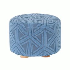 Coprisgabello universale elasticizzato all-inclusive, protezione antipolvere per sedili domestici, stile: rotondo blu lago