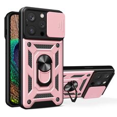 Per iPhone 16 Pro Custodia per fotocamera scorrevole Design TPU+PC Custodia per telefono (oro rosa)