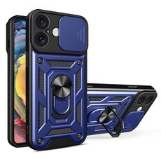 Per iPhone 16 Plus Custodia per fotocamera scorrevole Design TPU+PC Custodia per telefono (blu)