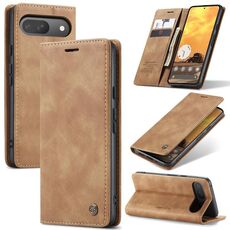 Per Google Pixel 9 / 9 Pro CaseMe 013 Custodia in pelle con flip orizzontale multifunzionale (marrone)